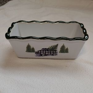 NWOT Nantucket Stoneware Ceramic Mini Loaf Baking Dish